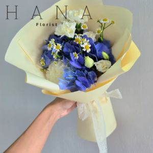 H051 (ไฮเดรนเยียแซมคาเนชั่นขาว)
